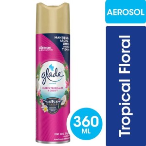 GLADE DESO AEROSOL x 360cm3 FLORES Y COCO